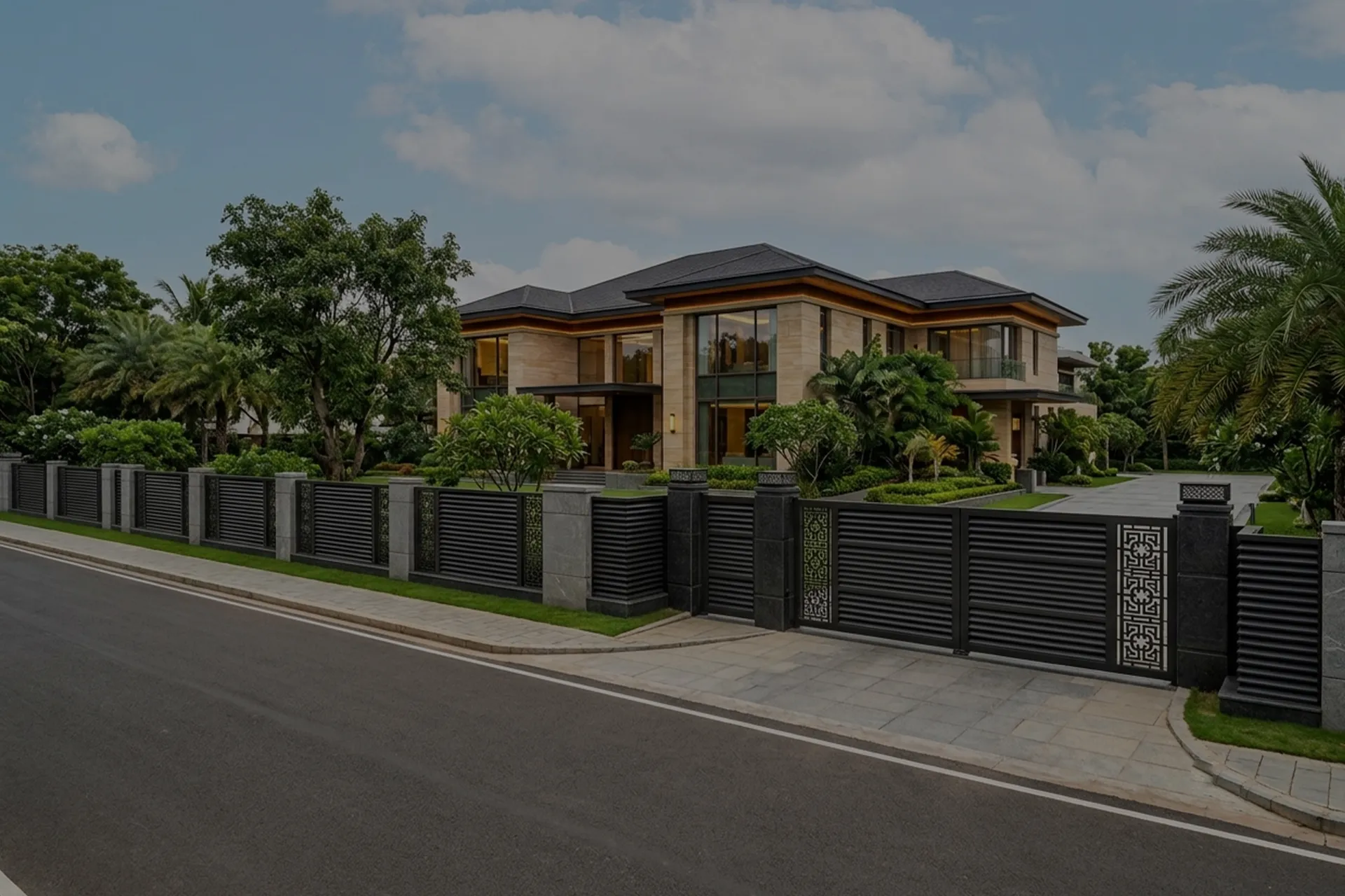 Customized Solar Fencing Garden Fencing TATA WIRON Products and Iron Gates Kerala