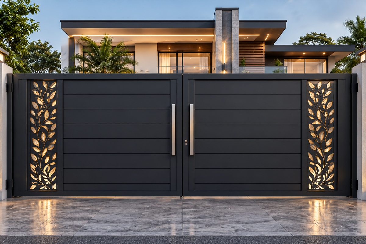 Iron gates and customized entrance gates
